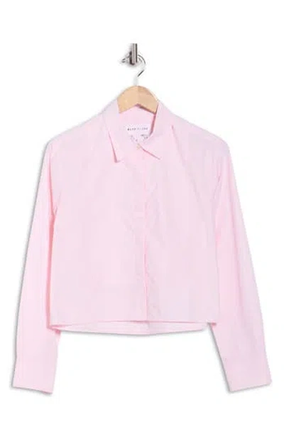 Cissa The Bib Cotton Button-up Shirt In Pink