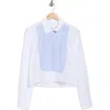 Cissa The Bib Cotton Button-up Shirt In Multi