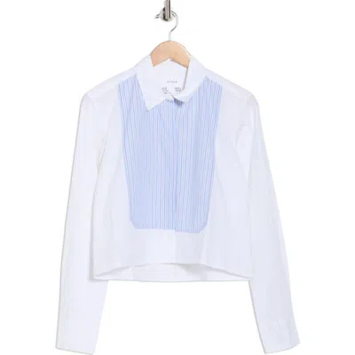 Cissa The Bib Cotton Button-up Shirt In Multi