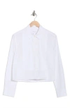 Cissa The Bib Cotton Button-up Shirt In White