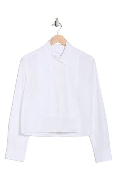 Cissa The Bib Cotton Button-up Shirt In White