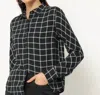 Cissa The Bib Shirt In Wasdale Plaid In Multi