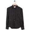 Cissa The Daily Organic Cotton Blend Button-up Shirt In Black
