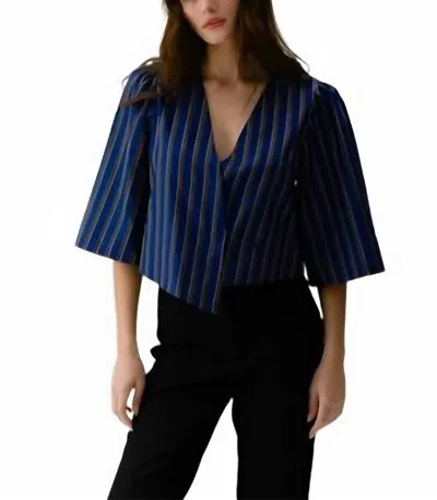 Cissa The Lady Stripe Blouse In Bowood Strip In Multi