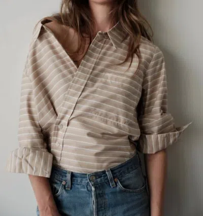 Cissa The Overshirt In Beige In Brown