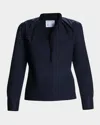 Cissa The Puff Shirt In Navy Blue