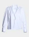 Cissa The Puff Tonal Stripe Shirt In Duke Tonal Stripe