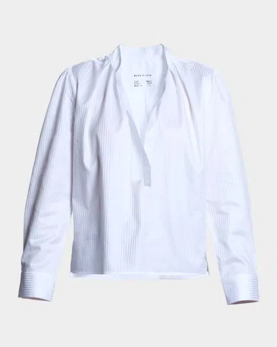 Cissa The Puff Tonal Stripe Shirt In Duke Tonal Stripe