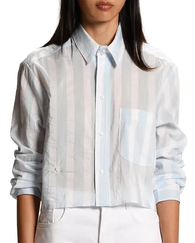 CISSA THE SHORTY BEDFORD STRIPE SHIRT