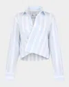 Cissa The Shorty Striped Shirt In Blue