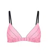 Cissa Striped Boxer In Breakers Stripe In Pink