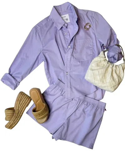 Cissa Women's Daily Shirt In Wisteria In Purple