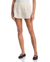 Cissa Women's Eyelet Boxer Shorts In White