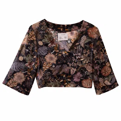 Cissa Women's The Lady Cropped Top In Brown