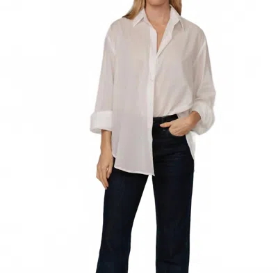 Cissa Women's The Mr. Big Shirt In White Sheer In Multi