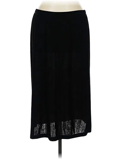 Pre-owned Citiknits Casual Skirt In Black