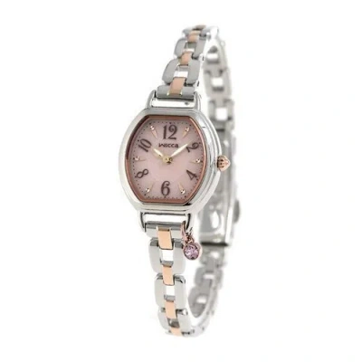 Pre-owned Citizen 2016 Model Wicca Solar Tech Brace Line Kp2-531-91 Woman Watch