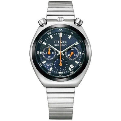 Pre-owned Citizen An3660-81l Chronograph Silver Stainless Steel Men's Wrist Watch