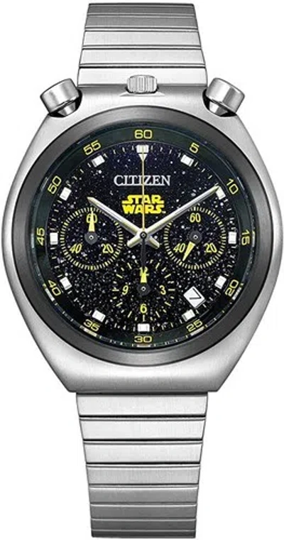 Pre-owned Citizen An3667-58e Star Wars Tsuno Chronograph Bullhead Record Label Watch Men