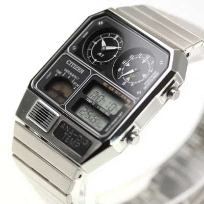 Pre-owned Citizen Ana-digi Temp Reprinted Edition Silver Jg2101-78e F/s From Japan