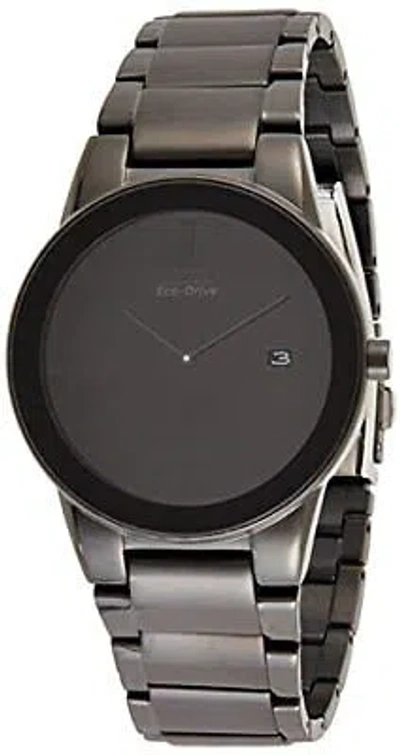 Pre-owned Citizen Analog Black Dial Men's Watch-au1065-58e
