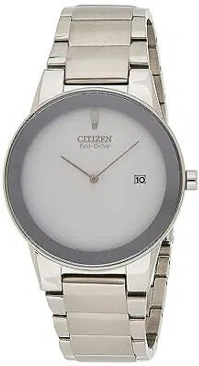 Pre-owned Citizen Analog White Dial Men's Watch-au1060-51a