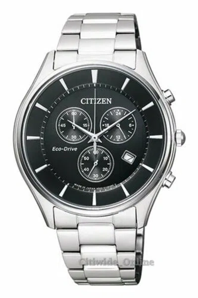 Pre-owned Citizen At2360-59e Collection Eco-drive Elegant Solar Watch 100% Genuine Japan