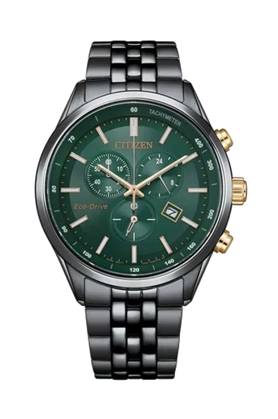 Pre-owned Citizen At2576-50x Stainless Steel Eco-drive Men Watch Usus