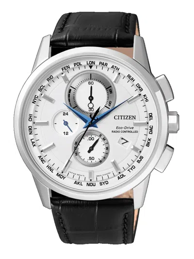 Pre-owned Citizen At8110-11a R/c Eco-drive Sapphire,free Shipping In White