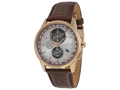 Pre-owned Citizen At8113-04h Eco-drive World Chronograph Radio-controlled Watch $595