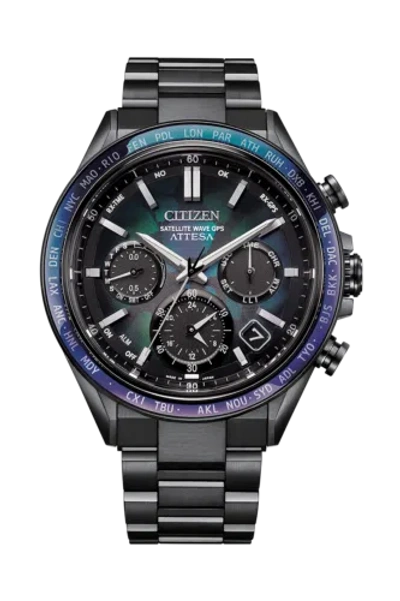 Pre-owned Citizen Atessa Act Line Cc4057-60e Titanium Gps Eco-drive Made In Japan