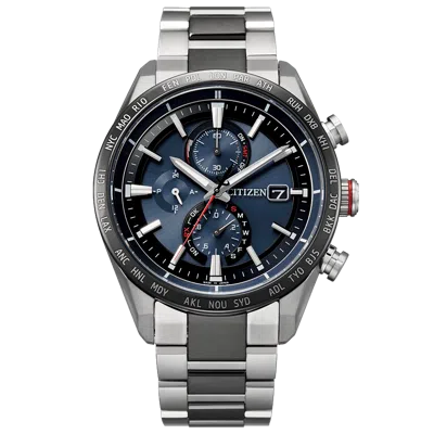 Pre-owned Citizen Atessa Eco-drive Super Titanium Watch At8186-51l Japan Import