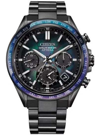 Pre-owned Citizen Atessa Layers Of Time Act Line Cc4057-60e Limited Men's Watch Usus