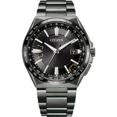 Pre-owned Citizen Attesa Cb0215-51e Act Line World Time Titanium Japan Import