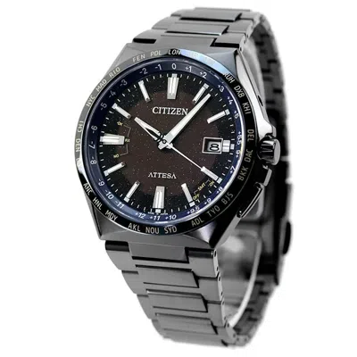 Pre-owned Citizen Attesa Cb0217-71e 35th Anniversary Blue Universe Limited Men Watch