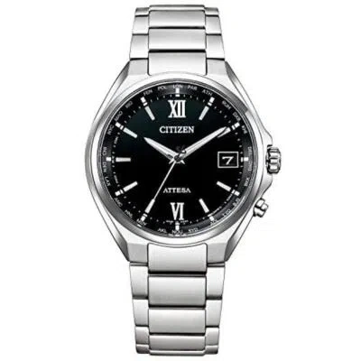 Pre-owned Citizen Attesa Cb1120-50g Eco-drive Solar Titanium Atomic Radio Men Watch