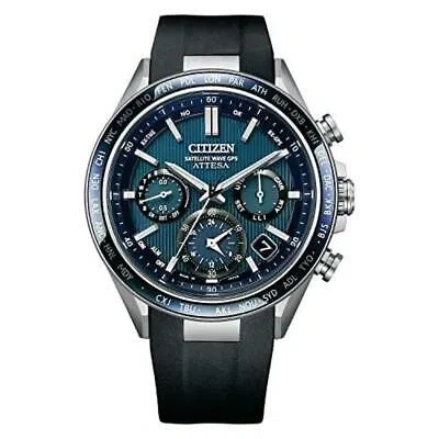 Pre-owned Citizen Attesa Cc4050-18l Double Direct Flight Gps Solar Radio Men Watch