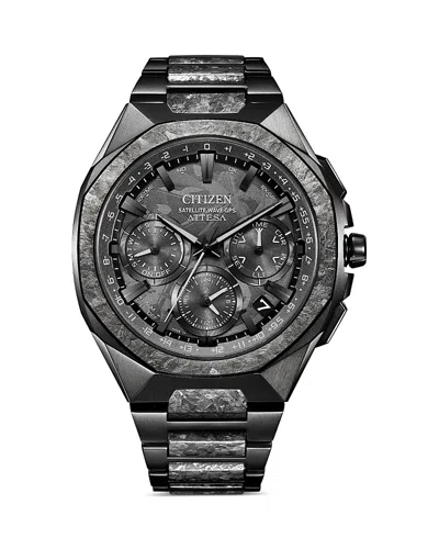 Citizen Attesa Chronograph, 43.2mm In Gray