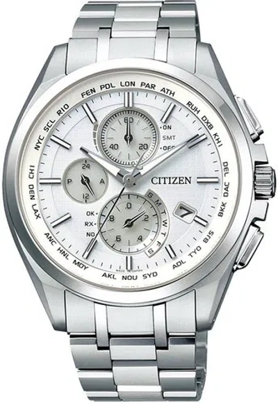 Pre-owned Citizen Attesa Eco-drive At8040-57a Radio Clock Direct Flight From Japan