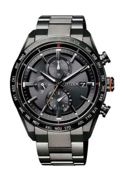 Pre-owned Citizen Attesa Eco-drive At8185-62e Direct Flight Solar Men's Watch 2019