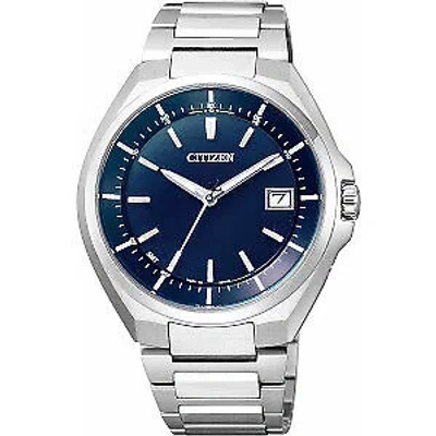 Pre-owned Citizen Attesa Eco-drive Atomic Radio Watch Mens Cb3010-57l