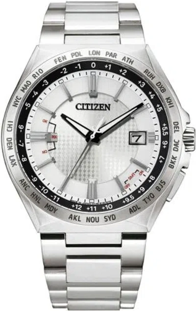 Pre-owned Citizen Attesa Eco-drive Cb0210-54a Direct Flight Solar Men Watch In Box