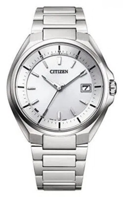 Pre-owned Citizen Attesa Eco-drive Cb3010-57a Atomic Radio Solor Men Watch