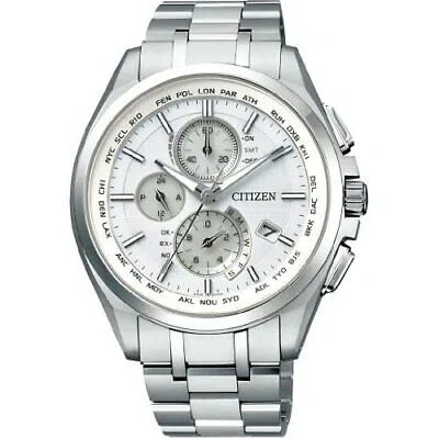 Pre-owned Citizen Attesa Eco-drive Radio Clock Direct Flight At8040-57a
