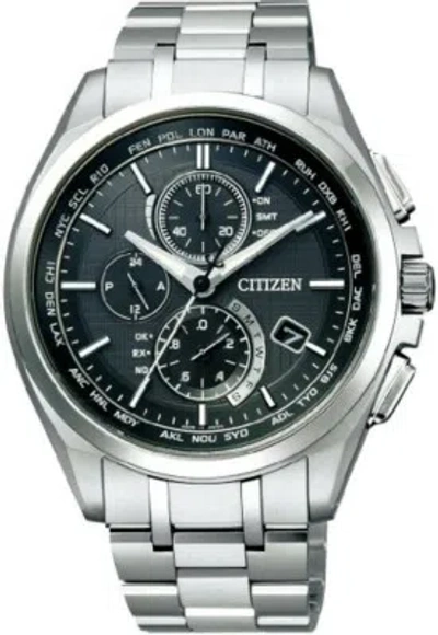 Pre-owned Citizen [] Attesa Press Eco-drive Direct Flight At8040-57e Men's Watch From Japan