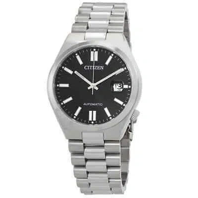Pre-owned Citizen Automatic Black Dial Men's Watch Nj0150-81e