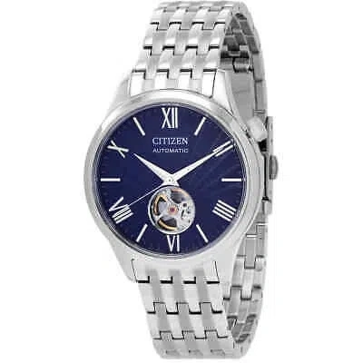 Pre-owned Citizen Automatic Blue Dial Men's Watch Nh9130-84l