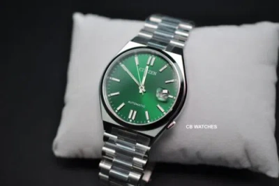Pre-owned Citizen Automatic Sapphire Glass Mens Watch Nj0150-81x