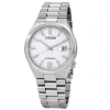 CITIZEN CITIZEN AUTOMATIC WHITE DIAL STAINLESS STEEL MEN'S WATCH NJ0150-81A