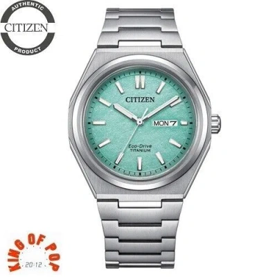 Pre-owned Citizen Aw0130-85m Super Titanium Eco Drive Free Shipping
